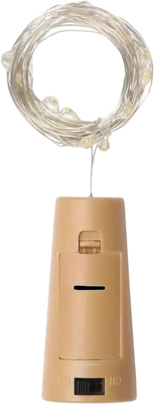 Generic Wine Bottle Lights,20-LED Wine Bottle Cork Lighting - 6.56FT Small Wedding String