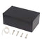 Zulkit Waterproof Plastic Project Box ABS IP65 Electrical Junction Box Enclosure Black 7.9 x 4.7 x 2.95 inch (200 x 120