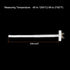 MECCANIXITY K Type Ceramic Kiln Furnace Probe Thermocouple Sensor for Muffle Furnace Oven, High Temperature -50 to 1300°C(-58 to 2372°F) 1.5x200mm