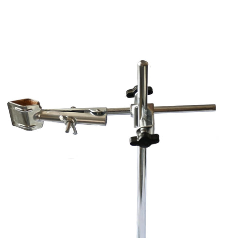Laboratory Stands Support, 16" Lab Stand with Cast Iron Base, Ring Stand with Burette Clamp and Flask Ring Clamps