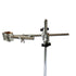 Laboratory Stands Support, 16" Lab Stand with Cast Iron Base, Ring Stand with Burette Clamp and Flask Ring Clamps