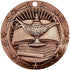 Decade Awards Academic Medal - 3 Inch Wide Gold or Silver Medal with Stars and Stripes Neck Ribbon