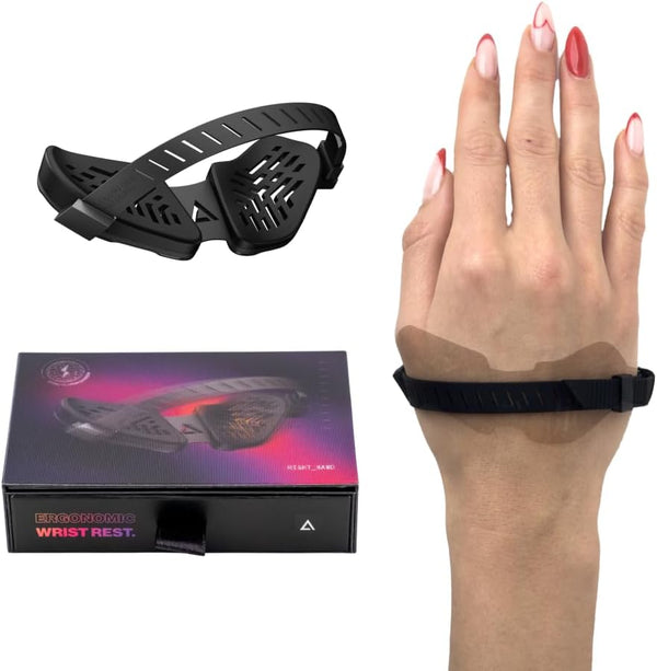 DELTAHUB Carpio G2.0 Advanced Ergonomic Right-Handed Gaming Wrist Rest for Mouse, Anti-Fatigue, Smooth Glide