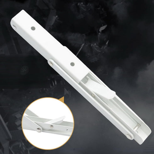 12-Inch Gatuida Triangular Stainless Steel Shelf Bracket Foldable Table Support Wall Mounted Collapsible Shelf Bracket