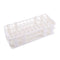 Plastic Test Tube Rack, 60 Holes, Three Layers Detachable Holder for 20mm Test Tubes, White