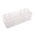 Plastic Test Tube Rack, 60 Holes, Three Layers Detachable Holder for 20mm Test Tubes, White