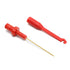 inShareplus Electronic Wire Piercing Probe Clip 2mm, Automotive Diagnostic Tester Tool, Black&Red, 2 Pack