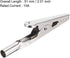 uxcell 20pcs 10A Heavy-Duty Alligator Clips, Battery Crocodile Electrical Test Clamps, Silver Tone