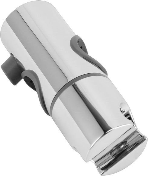 360 Adjustable Shower Head Holder for Slide Bar, Universal Handheld Shower Bracket with Rotation, Wall Mount Bathroom
