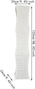 predolo Elegant White Paper Floor Lamp Shade for Stylish Bedroom Lighting