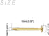 Small Nails (1.5x15mm) - 60pcs Brass Tiny Hardware Nails for Household Woodworking, Brass Tone