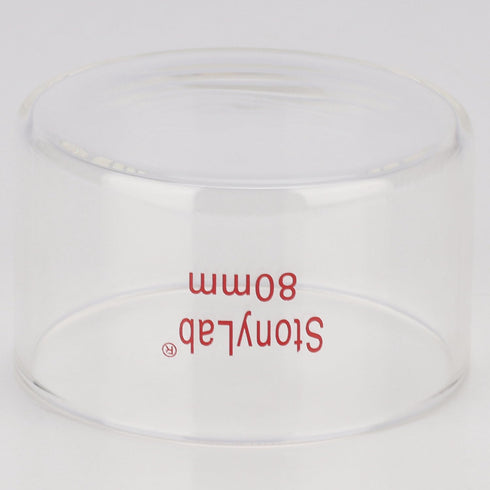 stonylab Crystallizing Dish, 100 ml, O.D. 80 mm, Thick-Wall High Borosilicate Glass, Flat Bottom, No Spout Lab Glassware