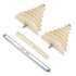 Electrical Machine Plastic Single Phase 6 Layer Coil Wire Cable Winding Head Holder Beige