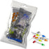 Single LED Light 5mm Diode Lamp DIY Kit, 6 Colors x 10PCS, Round Lens DC 3V 20mA Mini Bulbs Electronics Components