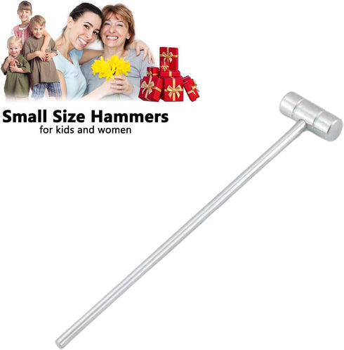 Small Lightweight Crafting Hammer Tool, 6.57" Mallet for Toy Building Projects, Jewelry, Watch Band, Leather