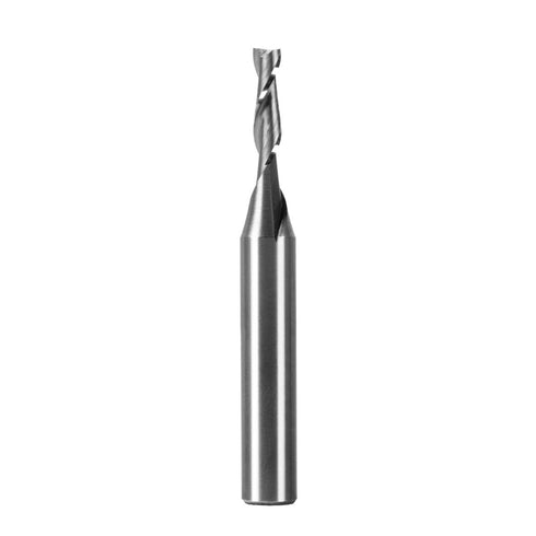 POWERTEC Solid Carbide Up Cut 1/8" Spiral Router Bit, 1/4" Shank Woodworking Router Bits for CNC and Router