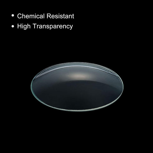 PATIKIL 50mm Diameter Watch Glass - 3 Packs Beaker Cover with Smooth Edges for Laboratory Use