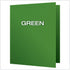 Oxford Twin-Pocket Folders, Textured Paper, Letter Size, Green, Holds 100 Sheets, Box of 25 (57503EE)