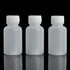 50Pcs 30ml 1oz PE Plastic Empty Small Mouth Graduated Lab Chemical Containers, Reagent Bottles for Liquid Medicine