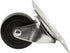 Titan 2 1/2" Heavy-Duty Solid Rubber Swivel Plate Caster Wheel, 175-lb. Capacity, Black