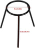 Lamp Lab Tripod Stand, Bunsen Burner Tripod Holder for Laboratory Chemistry Education Supplies