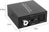 Optical to Coaxial Digital Audio Converter Adapter, Bi-Directional Coaxial to/from SPDIF Optical Audio Signal Converter