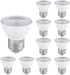 10 Pack Dimmable PAR16 LED Light Bulb Short Neck, 5W 500LM LED Flood Lights (50W Halogen Equivalent) E26 Base