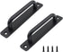 2Pcs Aluminum Alloy Door Handle Pulls, Modern Sliding Door Hardware for Wooden, Glass, Metal Doors with Screws