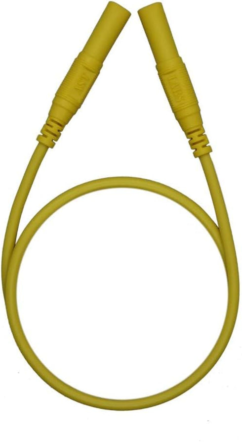 AST Labs 120 inch Test Lead Extension Cable, Banana Plug 4 mm Straight-Straight, Black, Red, Green, Yellow, Blue