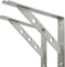 AmericFengBao Heavy Duty Shelf Bracket,Welded Bracket,Stainless Steel Solid Shelf Brackets,Shelf Support Corner Brace