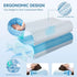 Ergonomic Cooling Gel Memory Foam Bed Pillow - Neck Support & Pressure Relief