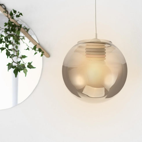 13.00X13.00X13.00CM ABOOFAN Glass Globe Lamp Shade Replacement Ball Lampshade Sphere Shade for Pendant Light Wall