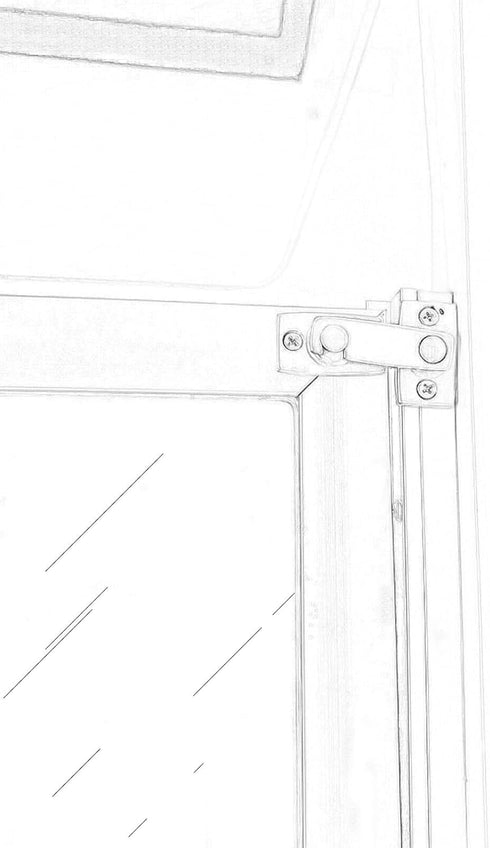 7/8" 2-3/32", 2 Pack, QCAA Solid Brass Shutter Bar/Door Latch, x Polish Brass, Made in Taiwan