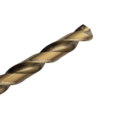 5Pcs M35 Cobalt Drill Bits 10mm HSS Twist Jobber with Straight Round Shank for Drilling Hard Metal, Stainless Steel,