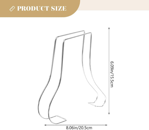 2Pcs Hemobllo Shoe Display Stand Shoe Rack for High Heels Practical Shoe Support for Shoe Store Showcase Stable Design