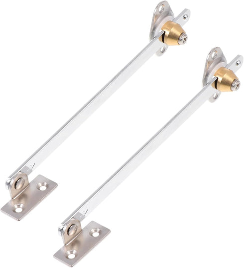4pcs DOITOOL Stretch Bars for Cabinet Door Support Sturdy Jackstays Thicker Design for Bedside Cabinets Hinges Door