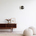 Eberow 6.3 Inch Modern Sphere Wall Sconce, Round Ball Light with Backlit Glow Effect, Contemporary Accent Fixture