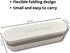 Foldable LED Table Desk Lamp, Adjustable Portable Reading Night Light, Compact & Rechargeable USB for Bedroom, Office