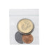 200 Pcs 1.5" x 1.5" Heavy Duty Clear Reclosable Zip Poly Lock Bags, Durable Seal Resealable Zipper Bags