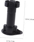 8pcs Holibanna Thickened Adjustable Plastic Furniture Legs for Sofa Cabinet Table Feet Support Black Height Non-Rust