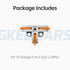 GKEEMARS 20Pcs Quick Wire Splitter Connector, 3 Way T-Shape Connectors for Circuit Inline 24-12 AWG (Orange)