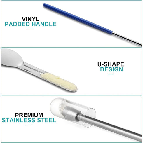 Capsule Filling Machine Kit, Stainless Steel Micro Lab Scoop, Tiny Mixing Spatula for Powders, Gel Caps