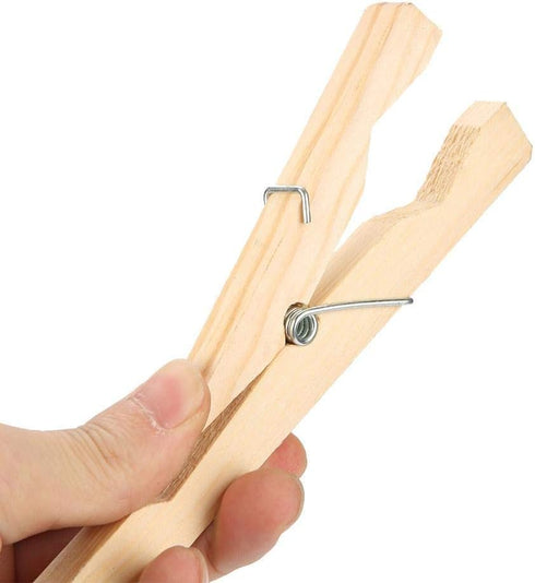 10Pcs Wood Test Tube Clip,Test Tube Holder Clamp Clip for Laboratory Equipment Testing Tool 18cm/7.1in Length