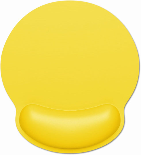 Dapesuom Ergonomic Mouse Pad with Wrist Support, Comfortable Memory Foam for Easy Typing Relief, Yellow