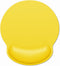 Dapesuom Ergonomic Mouse Pad with Wrist Support, Comfortable Memory Foam for Easy Typing Relief, Yellow
