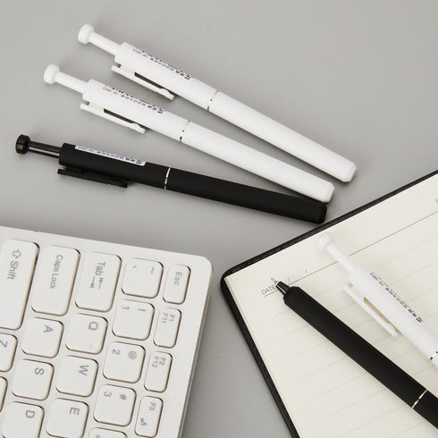 Gel Pens, 0.5 mm 12 Pcs Quick-Dry Black Ink Fine Point Smooth Writing for Journaling, Cute Aesthetic Office Supplies