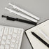 Gel Pens, 0.5 mm 12 Pcs Quick-Dry Black Ink Fine Point Smooth Writing for Journaling, Cute Aesthetic Office Supplies