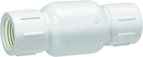 Homewerks 1-Inch PVC Schedule 40 In-Line Check Valve, x Female Thread, VCKP40B5B