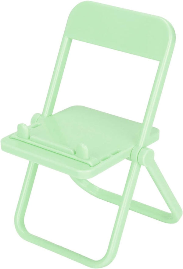belupai Small Chair Mobile Phone Holder, Multi Angle Phone Bracket Mini Chair Shape