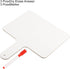 PATIKIL 3 Pcs Dry Erase Answer Paddle, 10" x 8" Double Sided Handheld Whiteboard for Writing Practice, White